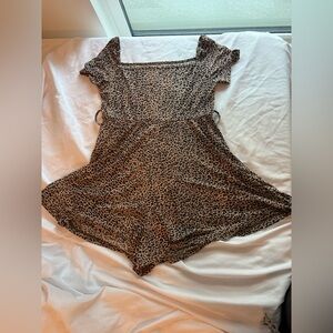 SHEIN Animal Print Romper